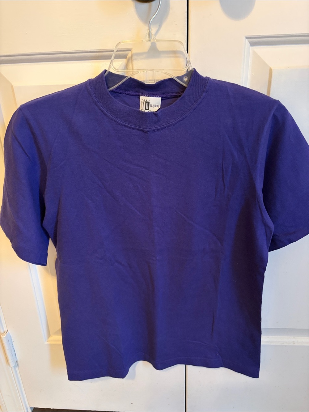 New Purple Cotton Tee Shirt